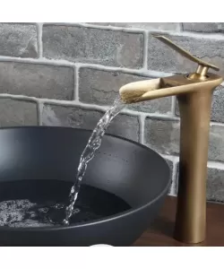 Baterie Lavoar Tip Cascada, Alama Sanitara, Auriu Antichizat, OD/2060