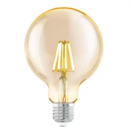 Bec cu Filament G125, E27, 8W, Lumina Calda Bec cu Filament G125, E27, 8W, Lumina Calda