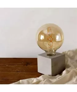 Bec cu Filament Spirala E27, 4W, Lumina Calda