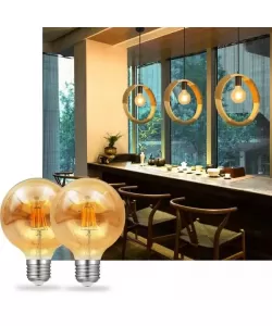 Bec Led Edison, E27, 8W, 2300K