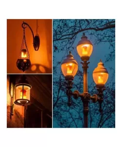 Bec Led Flacara E27 3W Lumina Calda