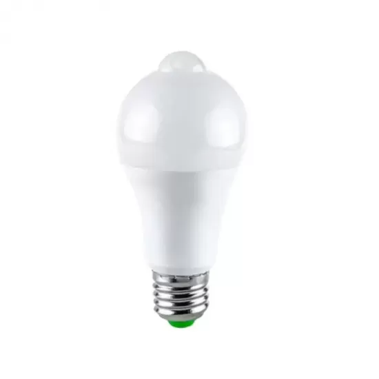 Bec LED cu Senzor de Miscare, 9W, 6500K Bec LED cu Senzor de Miscare, 9W, 6500K