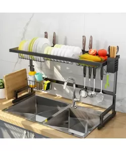 Cadru Organizator pentru Uscat Vasele 1 Nivel Negru