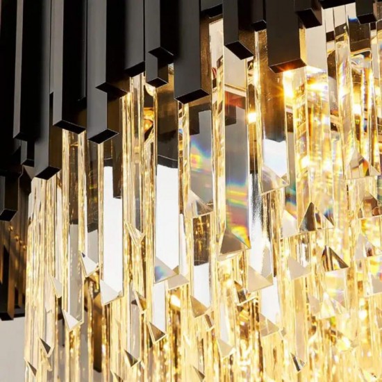 Candelabru Adriel 3x E14 Auriu Negru Candelabru Adriel 3x E14 Auriu Negru