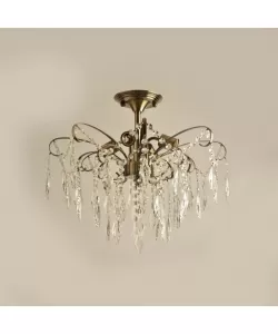 Candelabru Akio 4*E27, Bronz, Metal si Cristal Candelabru Akio 4*E27, Bronz, Metal si Cristal