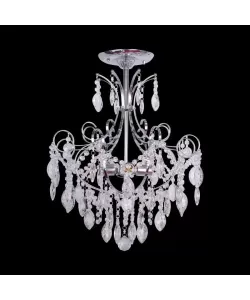 Candelabru Alan, 4*E27, Crom, Metal si Sticla Candelabru Alan, 4*E27, Crom, Metal si Sticla