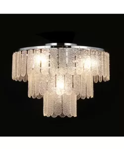 Candelabru Aman 4x E14 Argintiu