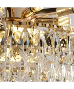 Candelabru Antonio 3x E14 Diametru 30cm Auriu Negru Candelabru Antonio 3x E14 Diametru 30cm Auriu Negru