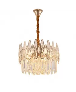 Candelabru Cristal Coriander 5x E27 Auriu