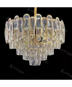 Candelabru Cristal Balian 8x E27 Auriu
