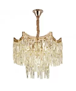 Candelabru Cristal Bellamy 5x E27 Auriu