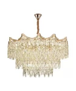 Candelabru Cristal Braylon 20x E27 Auriu Candelabru Cristal Braylon 20x E27 Auriu