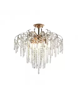 Candelabru Cristal Connor 9x E27 Auriu Candelabru Cristal Connor 9x E27 Auriu