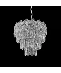 Candelabru Cristal Jericho 3 x E27 Argintiu Candelabru Cristal Jericho 3 x E27 Argintiu