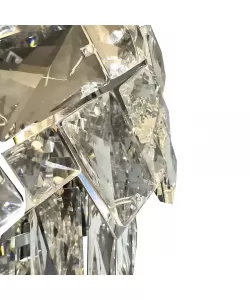 Candelabru Cristal Maximiliano 5x E27 Diametru 40cm Argintiu Candelabru Cristal Maximiliano 5x E27 Diametru 40cm Argintiu