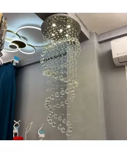 Candelabru Cristal Ronan 5x GU10 Argintiu