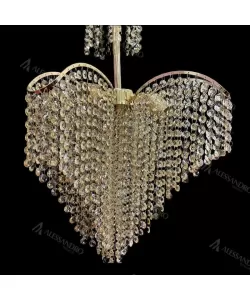 Candelabru Cristal Soner 4x E27 Auriu