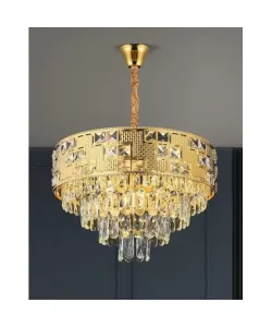 Candelabru Cristal Teraman 7XE14 Auriu Candelabru Cristal Teraman 7XE14 Auriu