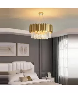 Candelabru Davis 9x E14 Auriu