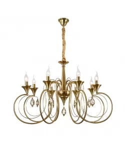 Candelabru Franklin 8x E14 Auriu