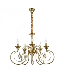 Candelabru Frederick 5x E14 Auriu