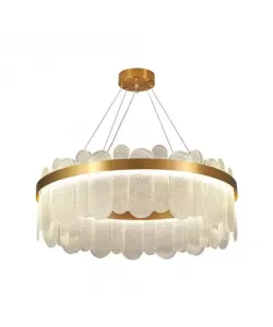 Candelabru LED cu Telecomanda Alvaro 128W Dimabil Auriu