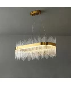 Candelabru LED cu Telecomanda Federico 105W Dimabil Auriu