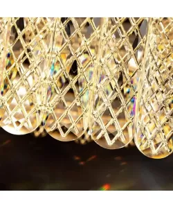 Candelabru LED cu Telecomanda Zakir 100W, Auriu