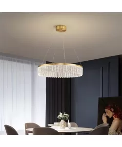 Candelabru LED cu Telecomanda Zareef 80W, Auriu