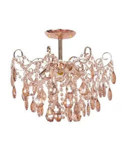 Candelabru Levi, 4*E27, Cristal si Metal, Auriu Candelabru Levi, 4*E27, Cristal si Metal, Auriu