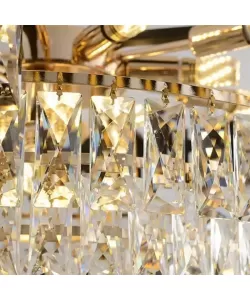 Candelabru Pavlo 4x E14 Auriu Negru