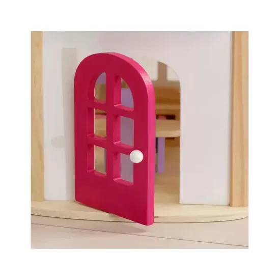 Casuta Papusi cu Mobilier Pink DollHouse Casuta Papusi cu Mobilier Pink DollHouse