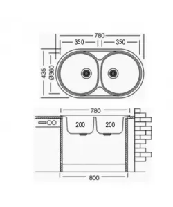 Chiuveta Bucatarie Cobra, 78*43 cm, Cuart, 780/435/20CB Chiuveta Bucatarie Cobra, 78*43 cm, Cuart, 780/435/20CB
