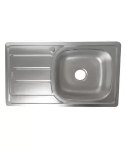 Chiuveta Bucatarie de Dreapta Inox 77x45cm Argintiu