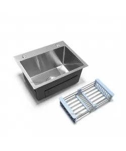 Chiuveta Bucatarie Inox Korman Technik, 50x40cm, Argintiu