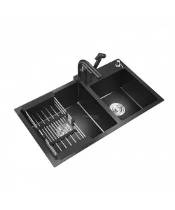 Chiuveta Bucatarie Inox 82x45 cm Gri Inchis