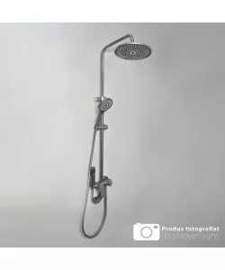 Coloana Dus Inox Gri Inchis OD3902