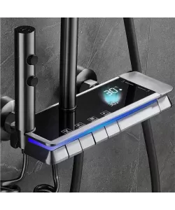 Coloana Dus Inox Korman Technik, Gri Inchis, OD3904