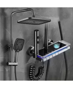 Coloana Dus Inox Korman Technik, Gri Inchis, OD3904