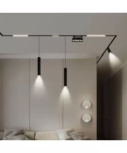 Conector Liniar Sina Magnetica, 10 cm, Negru