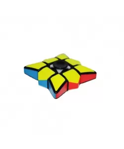 Cub Rubik cu Spinner,Multicolor,11x11x3 cm, JIE/M1