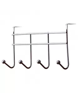 Cuier carlige, Inox, Crom, 4 agatatori/5 agatatori