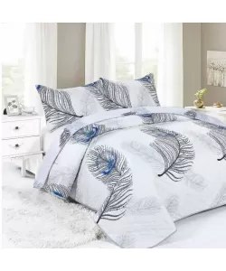 Cuvertura de Pat Dublu, 3 Piese, Poliester, C02/F031 Cuvertura de Pat Dublu, 3 Piese, Poliester, C02/F031