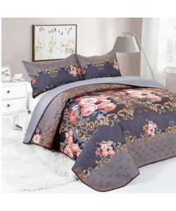 Cuvertura de Pat Dublu, 3 Piese, Poliester, C02/F035 Cuvertura de Pat Dublu, 3 Piese, Poliester, C02/F035