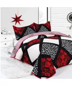 Cuvertura pentru Pat Dublu, 3 Piese, Poliester, C02/F033 Cuvertura pentru Pat Dublu, 3 Piese, Poliester, C02/F033