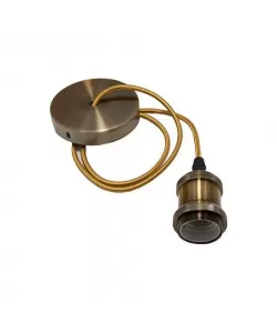 Dulie Antichizata, 1*E27, Metal, Bronz