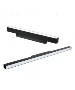 Grila LED Magnetica 12W Lumina Neutra Incastrata Negru
