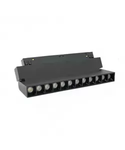 Grila LED Magnetica, Reglabila, 12W, Lumina Neutra, Incastrata, Negru