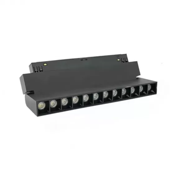 Grila LED Magnetica, Reglabila, 12W, Lumina Neutra, Incastrata, Negru Grila LED Magnetica, Reglabila, 12W, Lumina Neutra, Incastrata, Negru