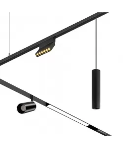 Grila LED Magnetica, Reglabila, 12W, Lumina Neutra, Incastrata, Negru